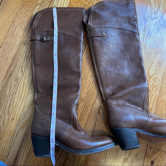 Frye Brown Leather Boots Size 7 - Picture 14 of 16